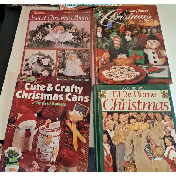 20 Christmas Craft Book Lot Holiday Projects Cows Victorian Vintage Mumm Provo + - Picture 9 of 9